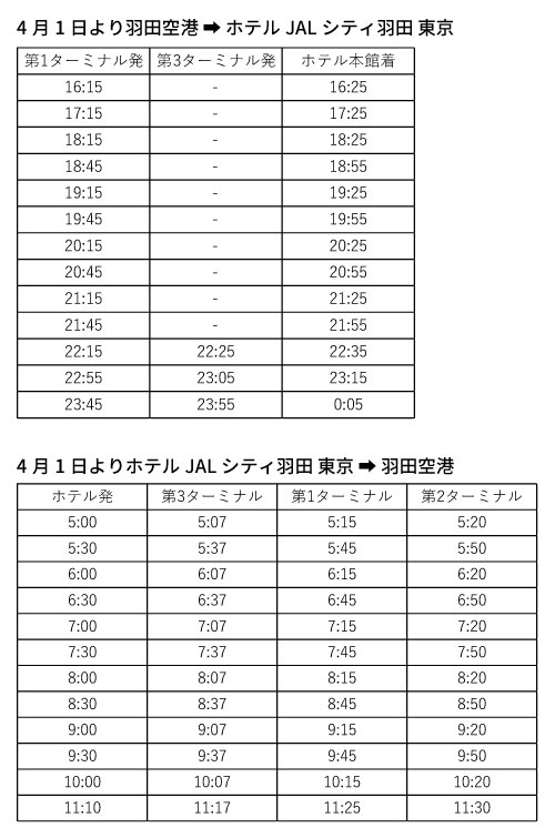 お知らせ ホテルjalシティ羽田 東京